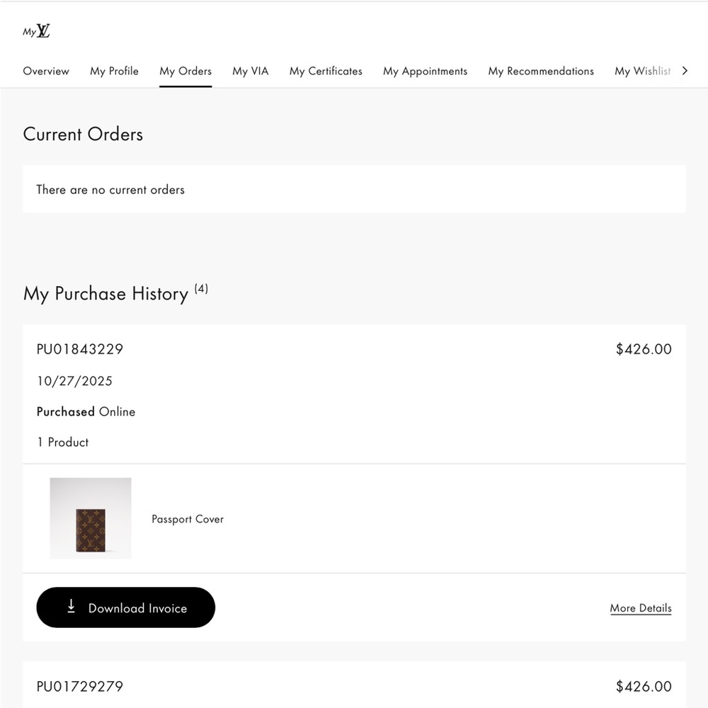Brand new authentic Louis Vuitton Monogram Passport Holder / wallet - Picture 6 of 6